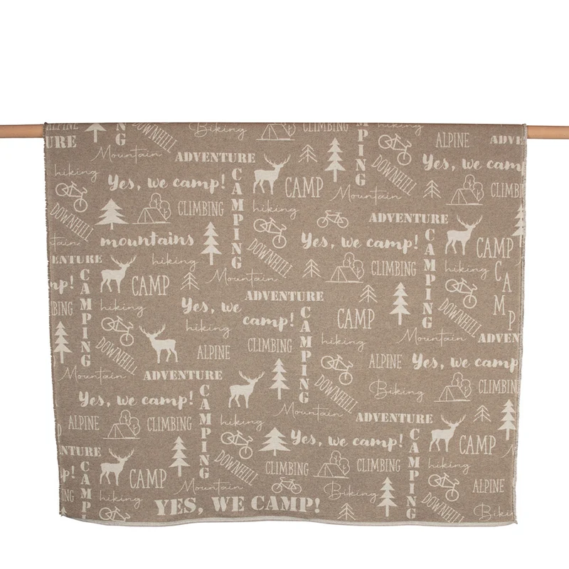 Nordic Flanelldecke Adventure beige