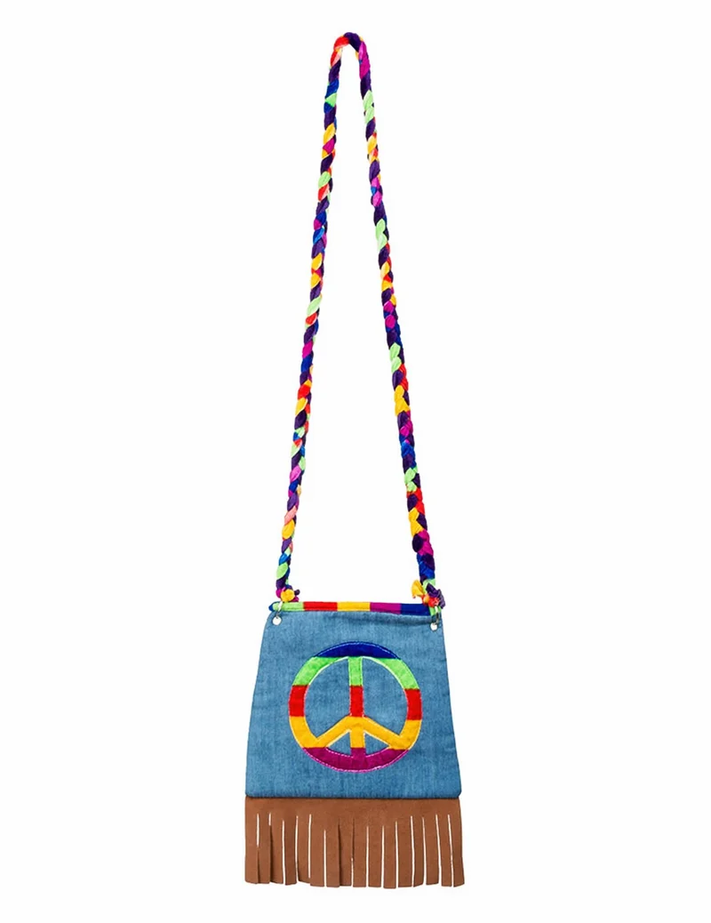 Handtasche Hippie für Erwachsene