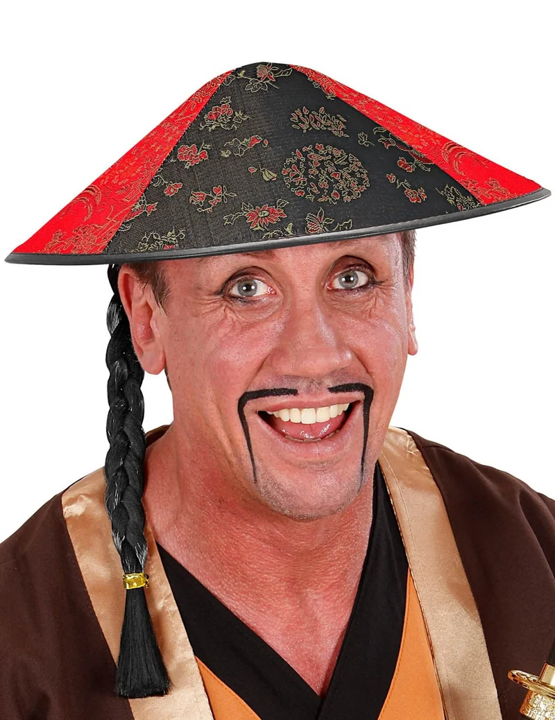 Schwarzer Chinesen-Hut