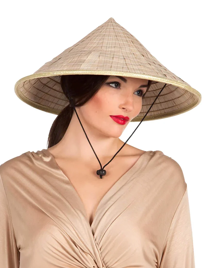 Asiatischer Kegelhut für Erwachsene