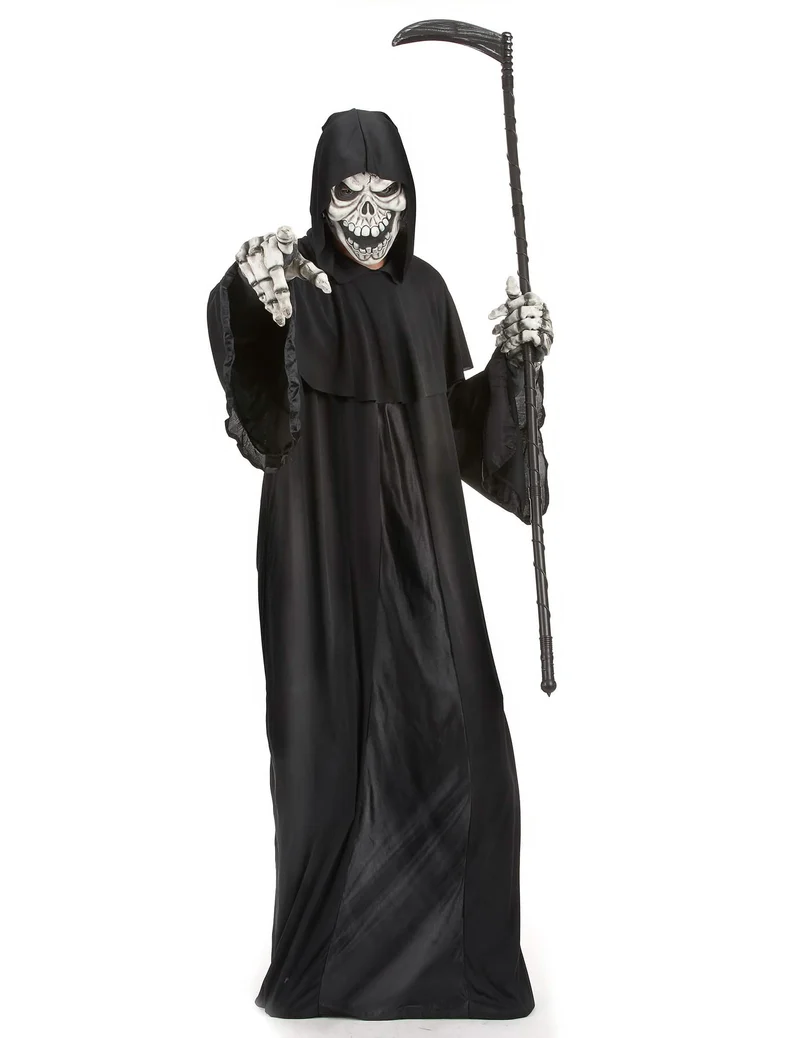 Henker Sensenmann Kostüm für Herren Halloween