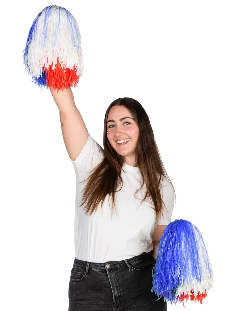 Frankreich-Fan-Pompon