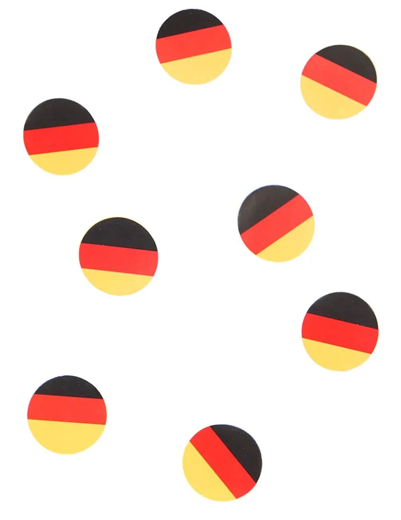 150 Deutschland-Fahnen als Konfetti 18g