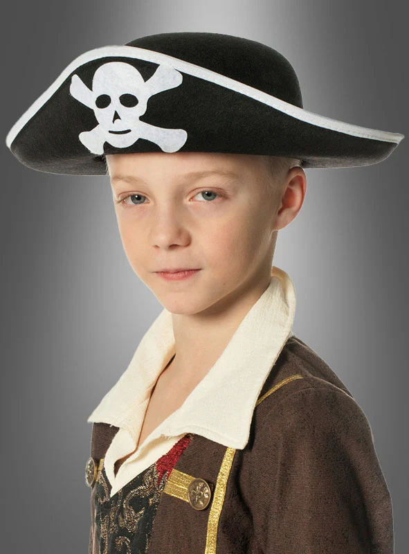 Piratenhut Kinder schwarz