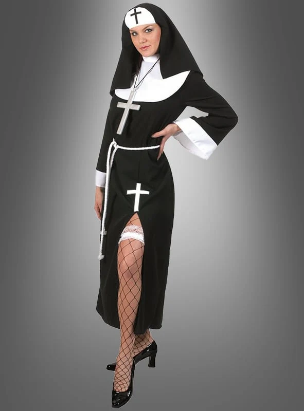 Sexy Nonnenkostüm für Damen