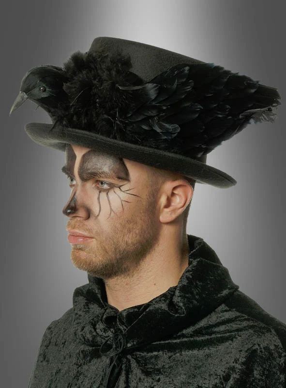 Zylinder mit Rabe Gothic