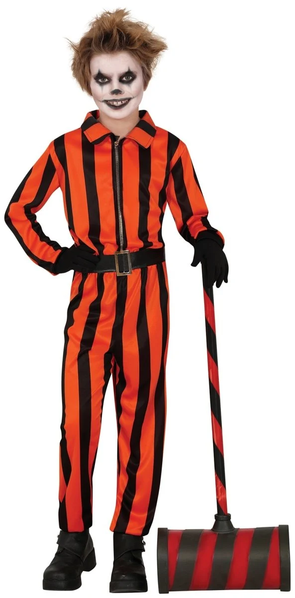 Halloween Kostüm Kind Harlekin Gefangener