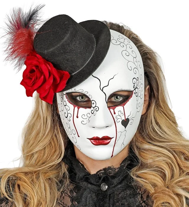 Dia de los Muertos-Maske mit Hut