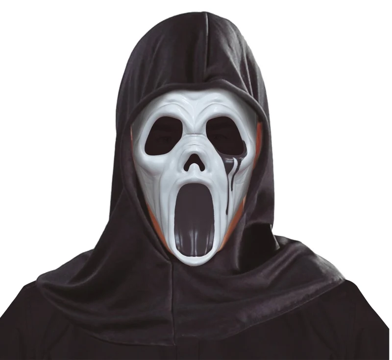 Halloween Maske Killer mit Kapuze