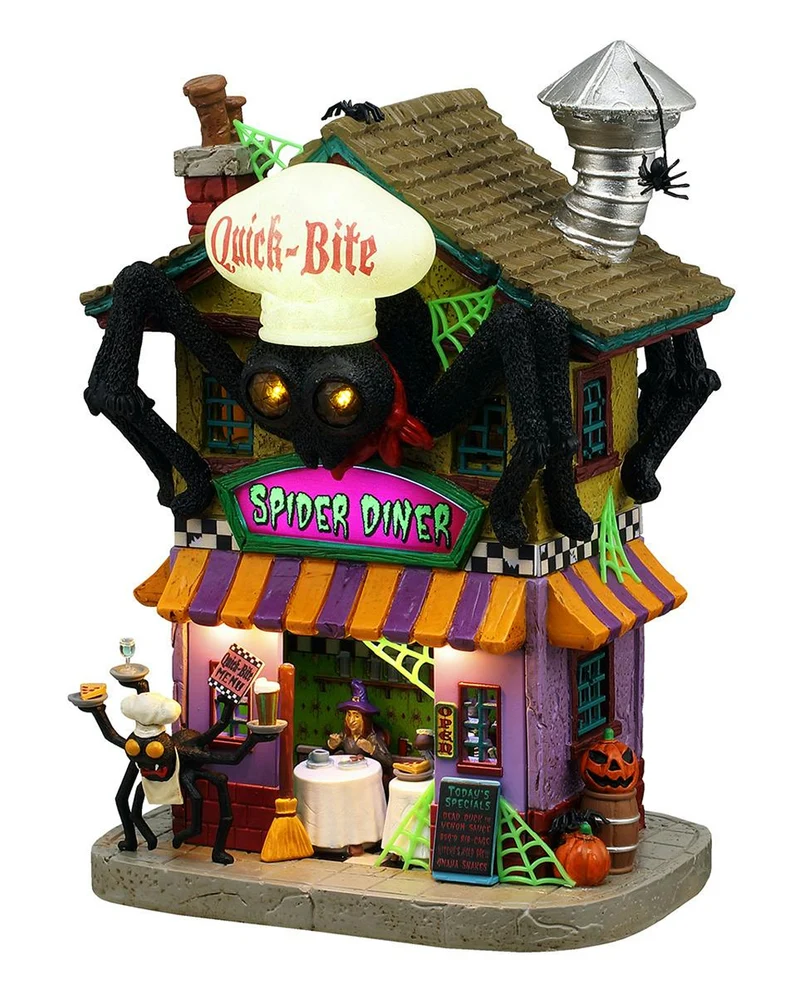 Lemax Spooky Town - "Spider Diner" Schnellimbiss