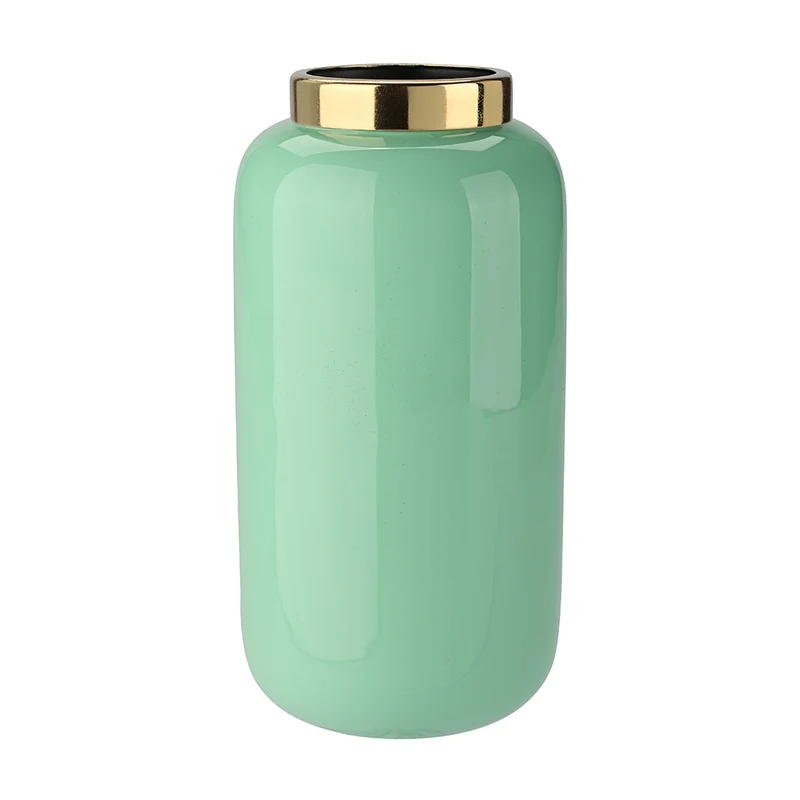 Vase Metall Mint 17 cm