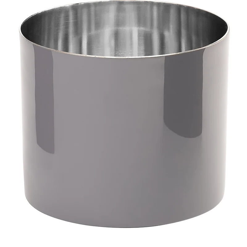 Windlicht Madras Emaille cool gray L