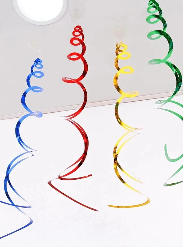 Lametta Swirls in tollen Farben