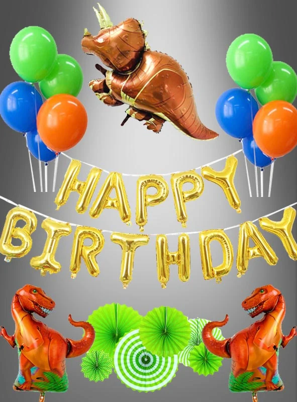 Dinosaurier Party Set Ballon Deko 20 Teile