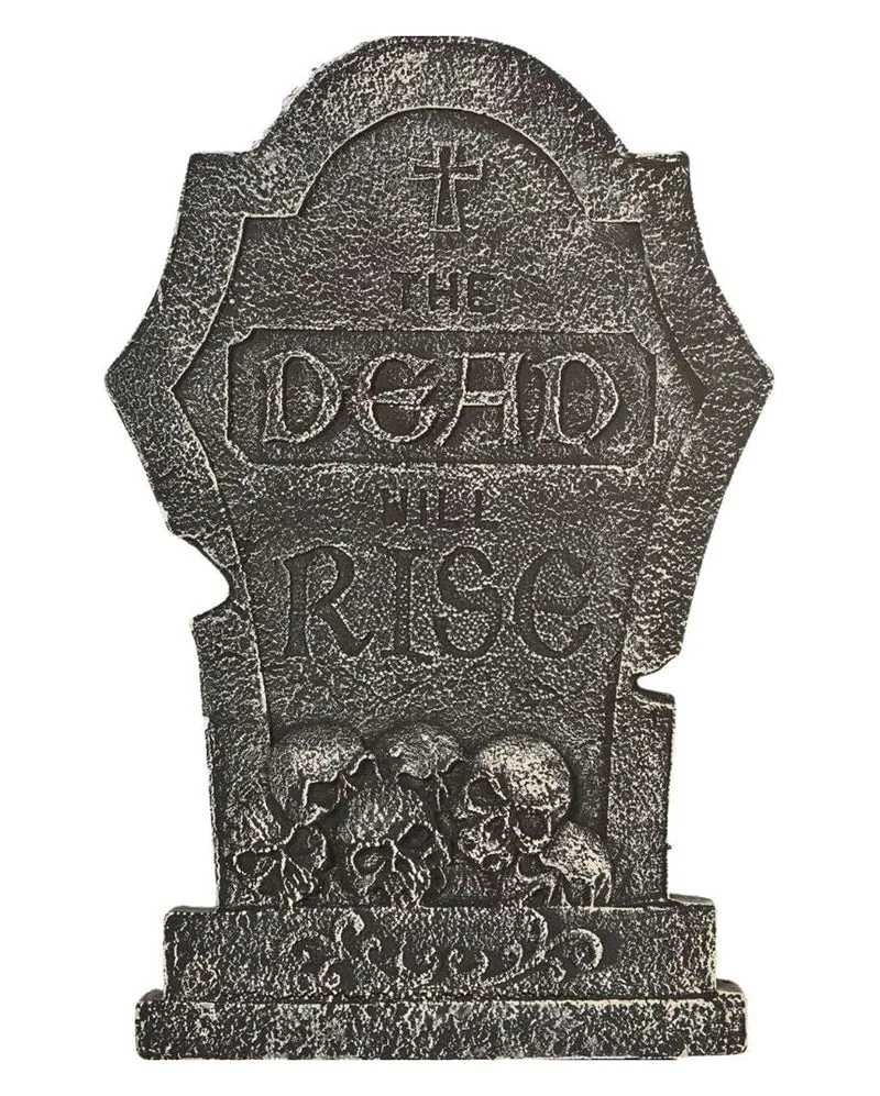 Halloween Grabstein "The Dead Will Rise" 56cm