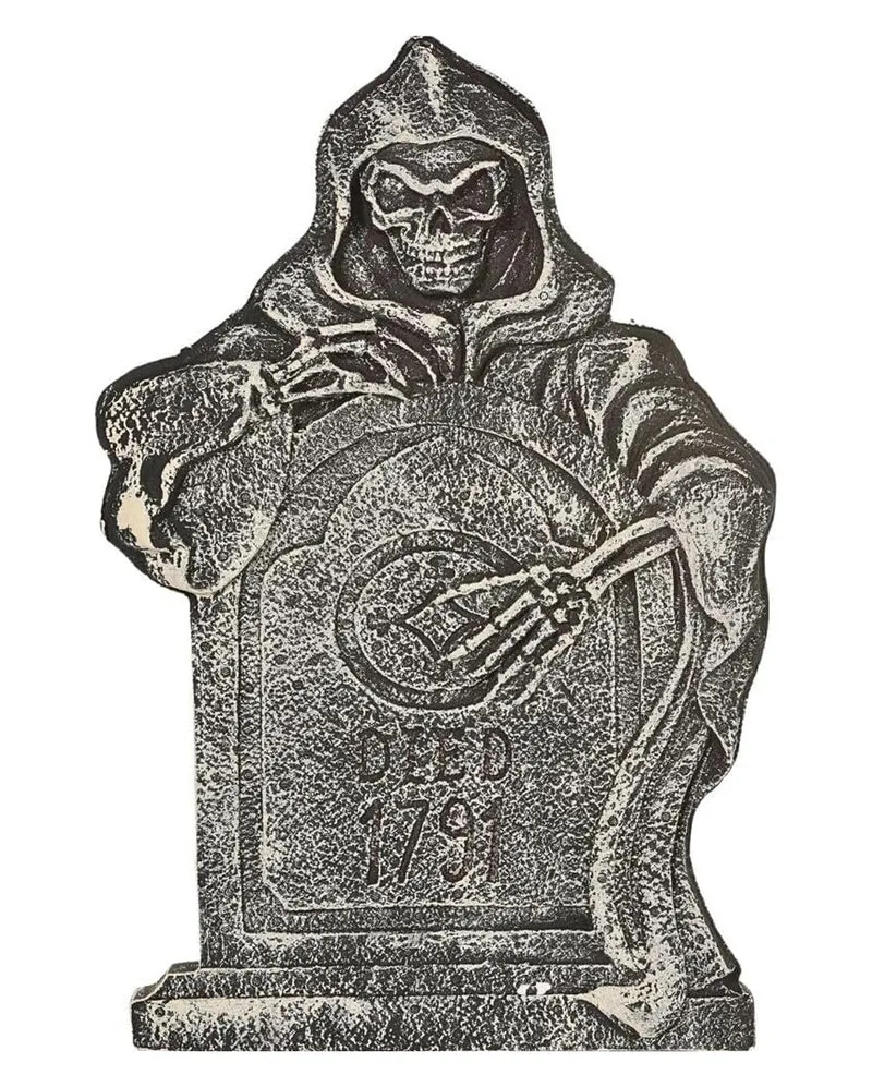 Halloween Grabstein "Grim Reaper" 56cm