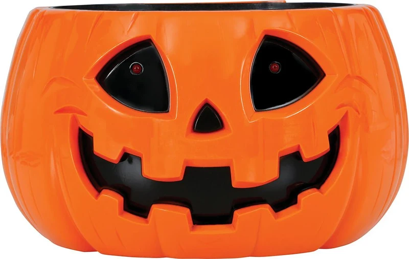 Halloween Schale Kürbis Licht, Ton und Bewegung 15cm