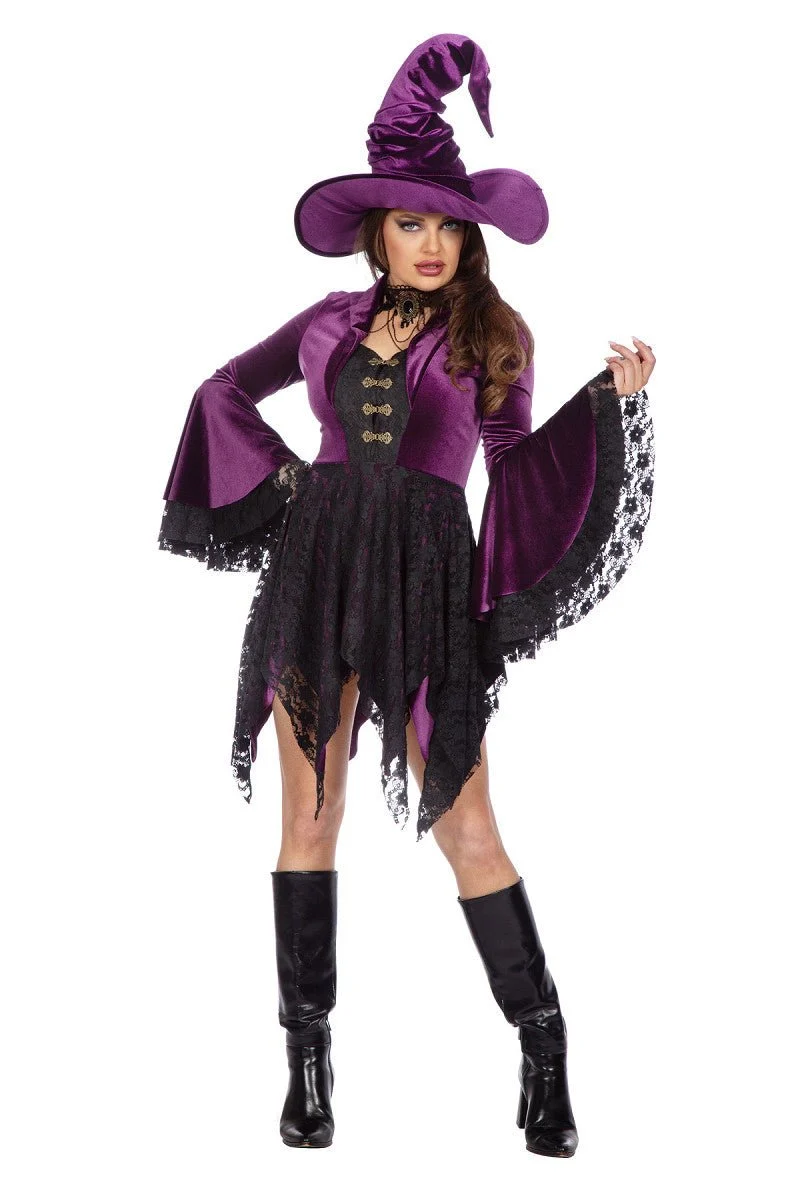 Hexenkleid Lila Damen