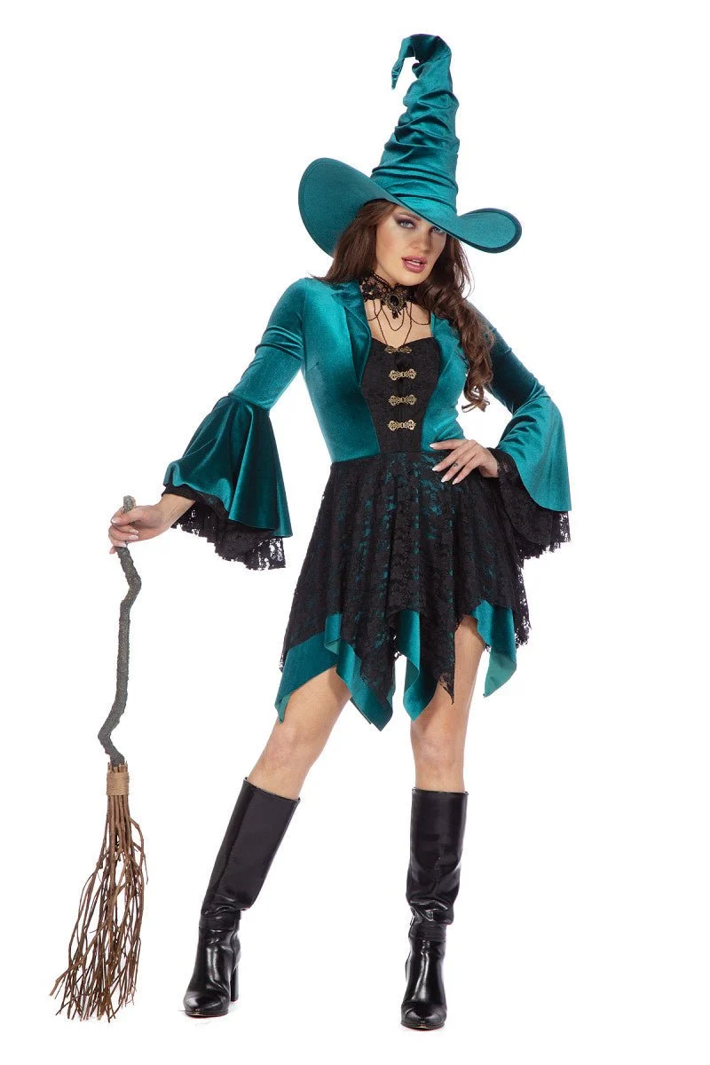 Hexenkleid Grün Damen