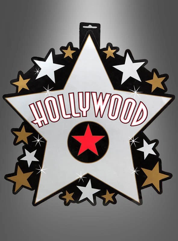 Hollywood Stern Deko 40x38cm