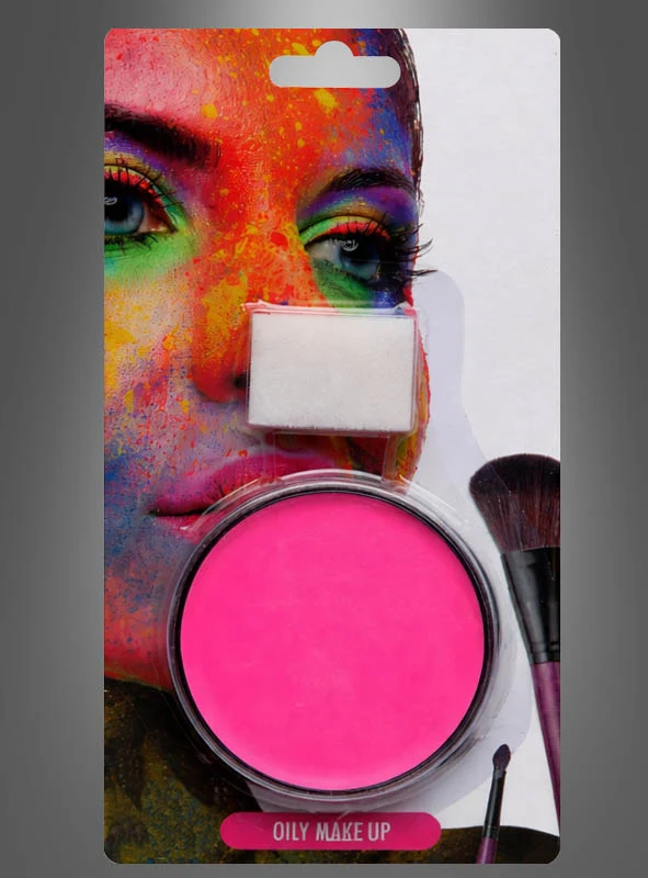 Creme Make Up pink mit Schwämmchen