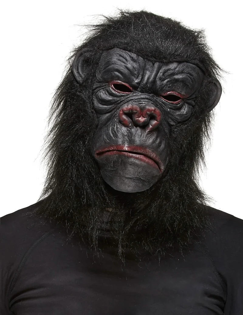 Gorilla Vollgesichtsmaske für Erwachsene