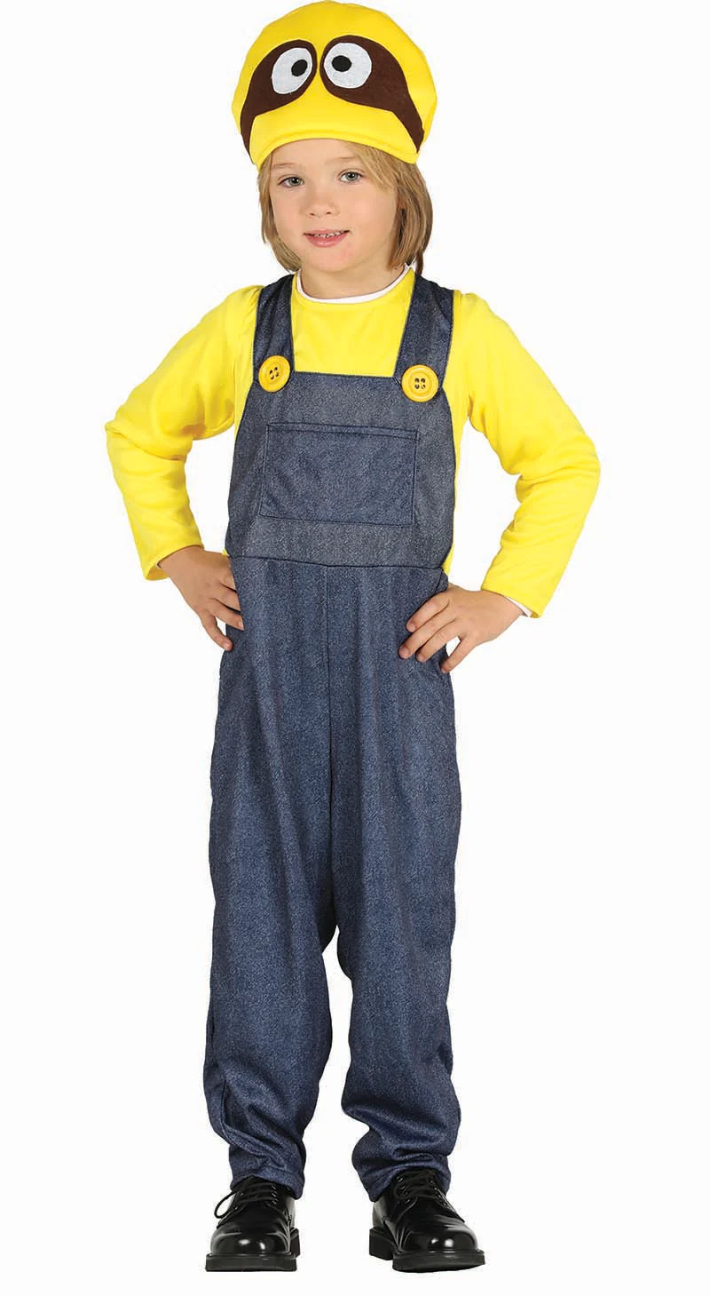 Mijnwerker/ Minion Kostuum Kind