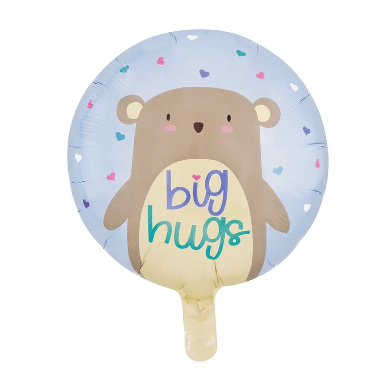 Bär-Heliumballon „Big Hugs“, leer, 45 cm