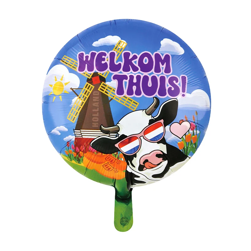 Willkommen zu Hause – Heliumballon Niederlande (leer) 45 cm