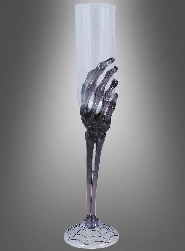 Sektglas Skeletthand Gläser schmale Form