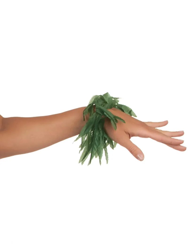 Cannabis-Blätter Bein Schmuckband