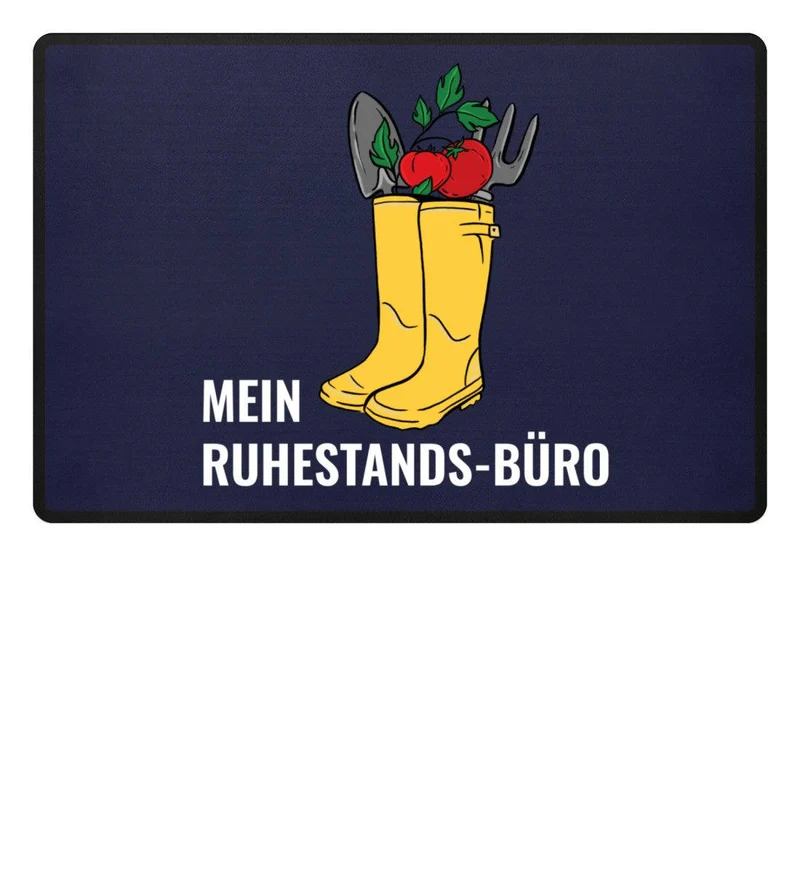 Mein Ruhestandsbüro - Fußmatte