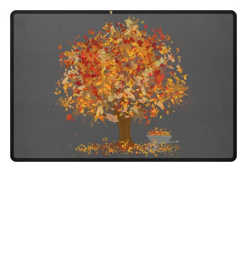 Herbstlicher Baum - Fußmatte