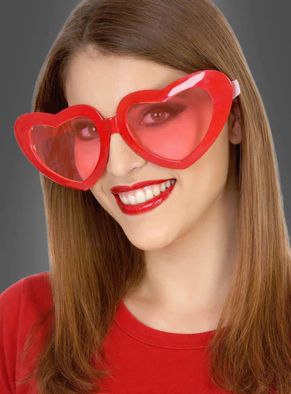 Riesige Herzbrille XXL