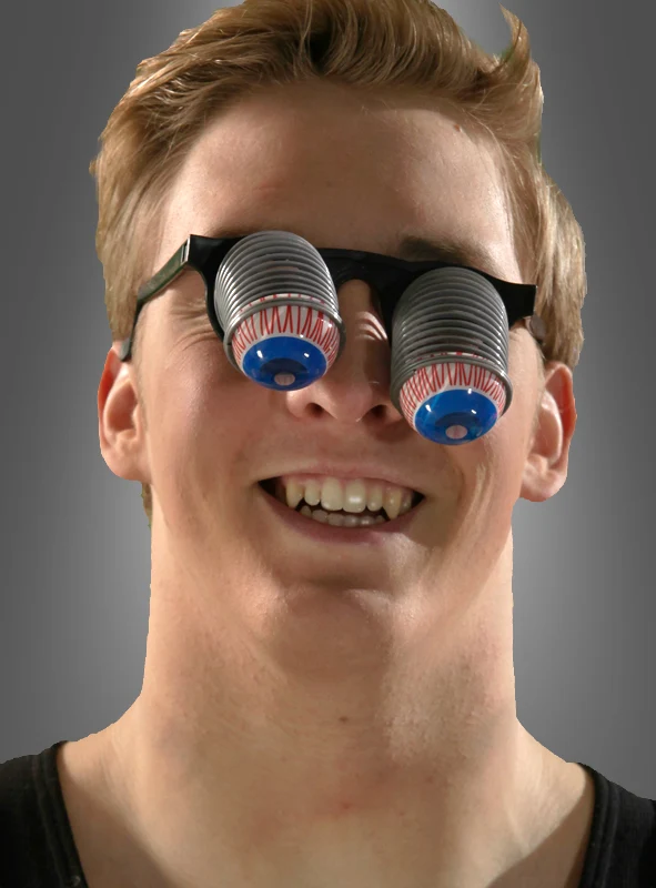 Spaßbrille mit herausfallenden Augen