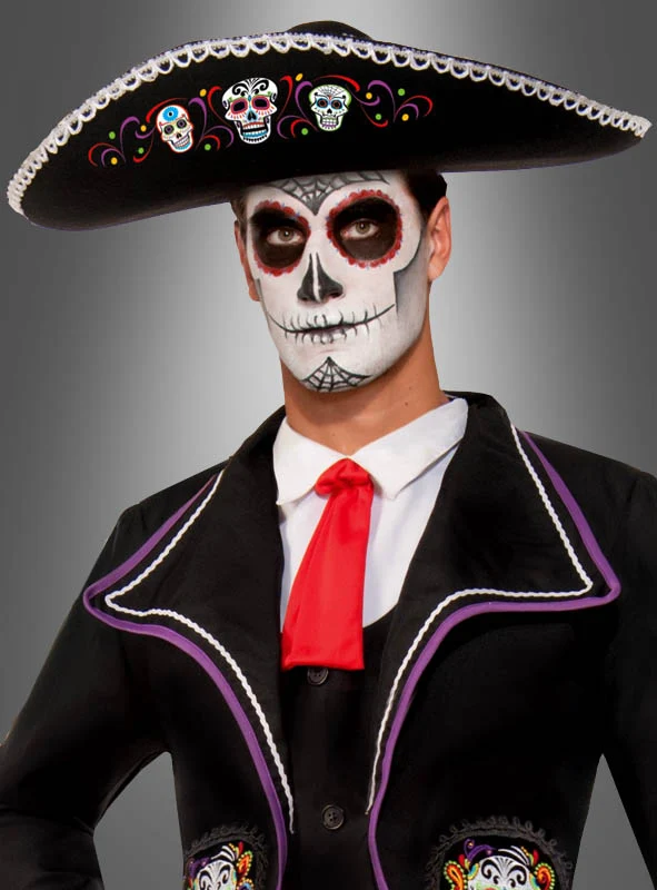 50cm Sugar Skull Sombrero Deluxe