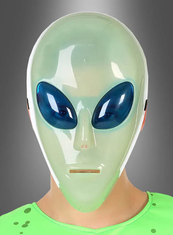 Alien Halbmaske nachtleuchtend