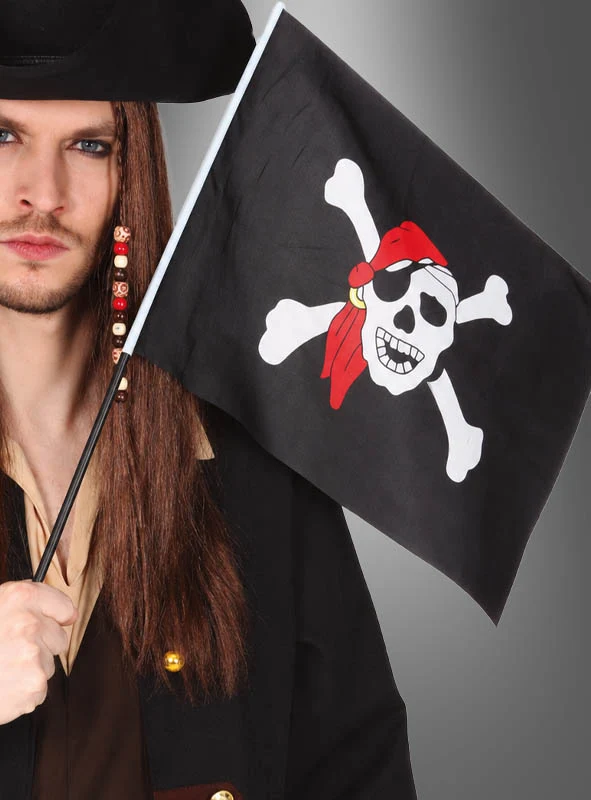 Totenkopf Piraten Flagge 43cm
