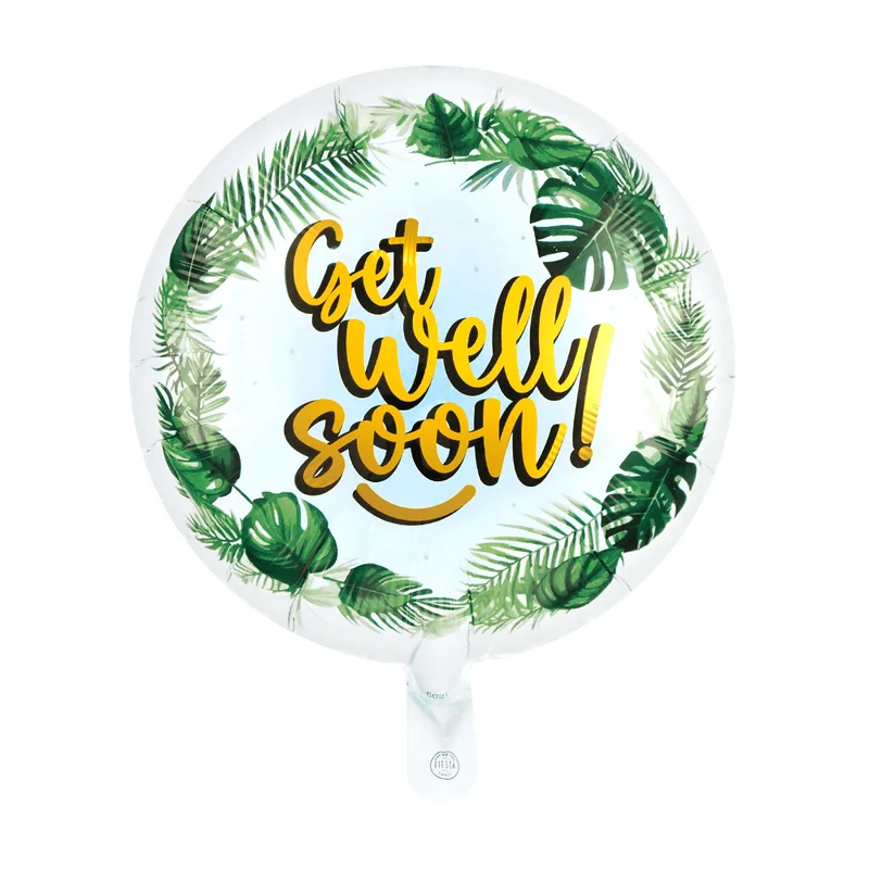 „Gute Besserung“-Heliumballon, leer, 45 cm
