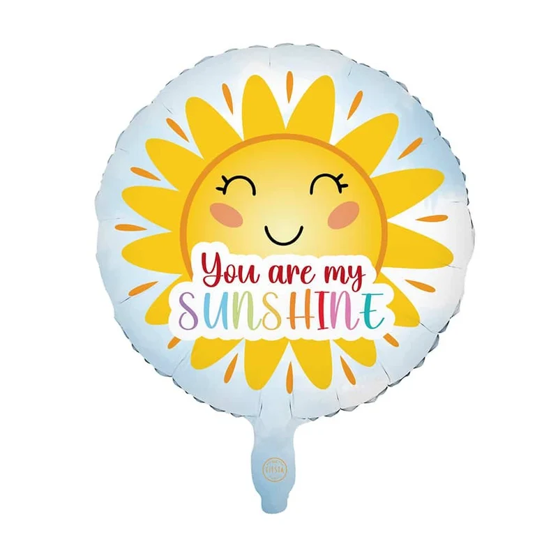Sonnen-Heliumballon „You Are My Sunshine“, leer, 45 cm