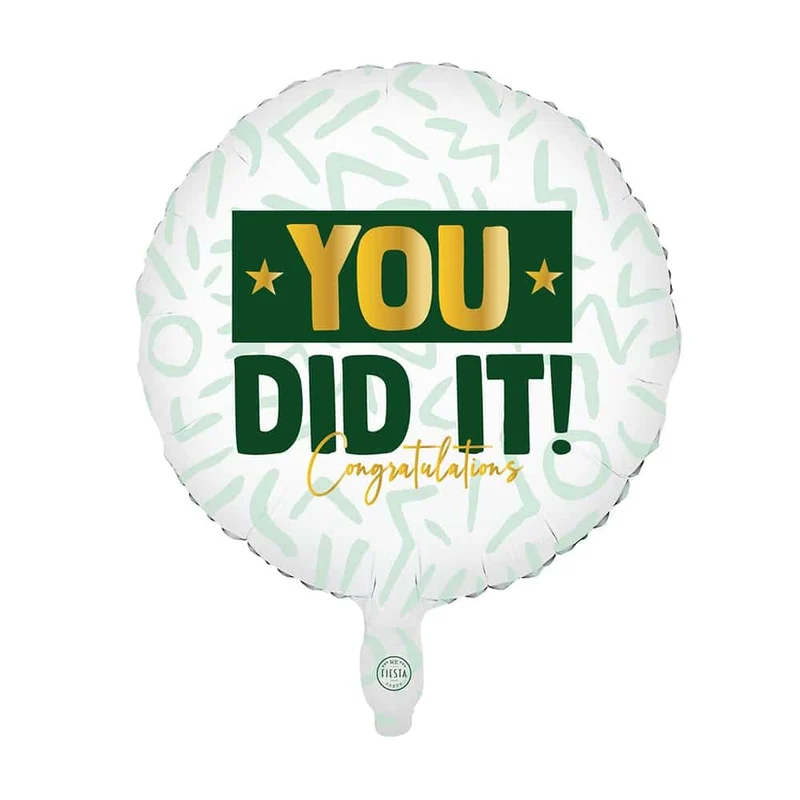 „You Did It“-Heliumballon „Congratulations“ (leer) 45 cm