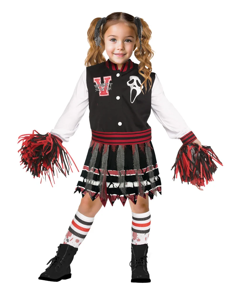 Scream for the Team Cheerleader Kostüm für Kleinkinder