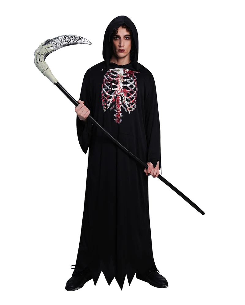Blutige Skelett Grim Reaper Robe