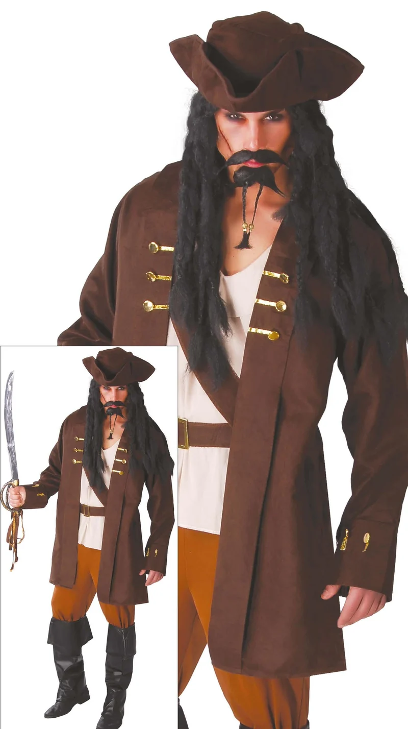 Piraten Kostuum Bruin
