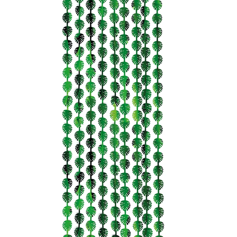 Grüner Türvorhang aus Palmblättern, 2 m
