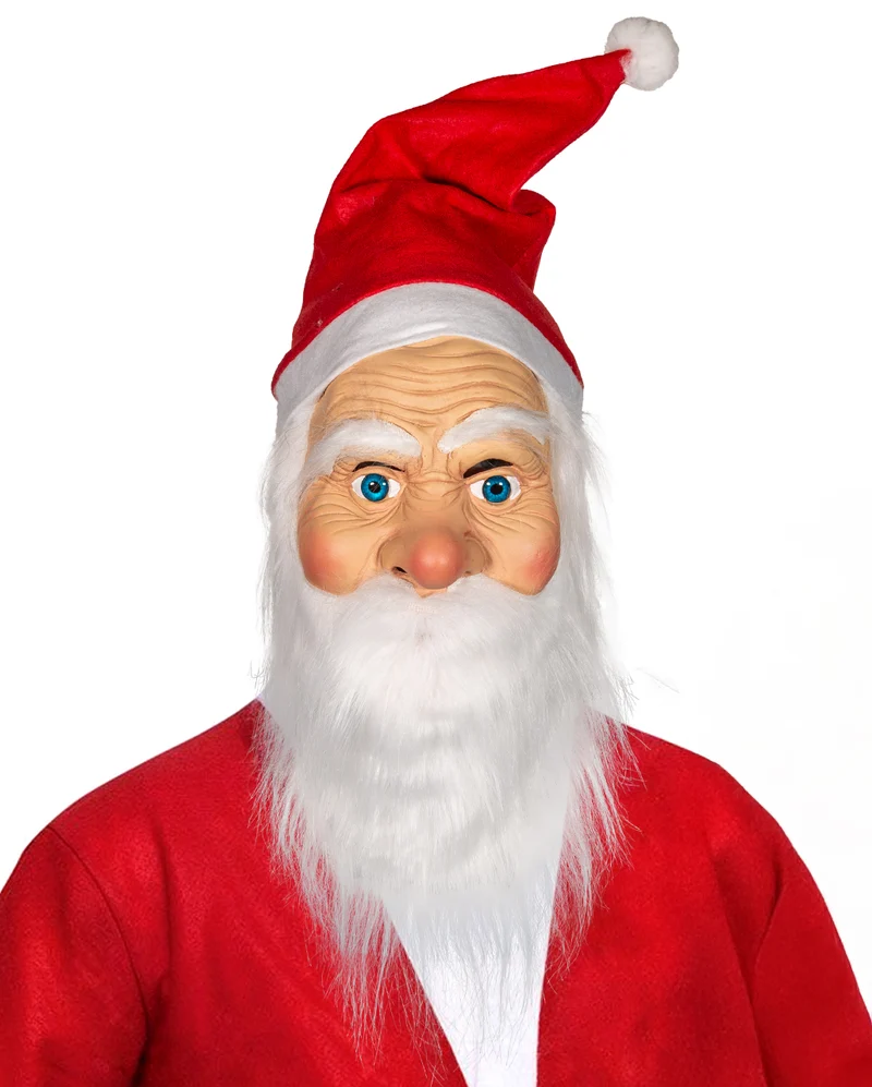 Nikolaus Maske mit realistischen Augen