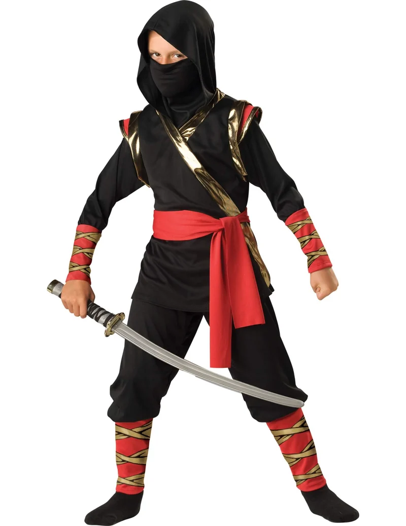 Ninja-Kostüm für Kinder - Deluxe