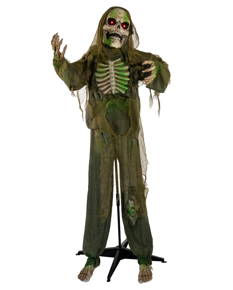 Verrotteter Skelett Zombie Halloween Animatronic 163cm