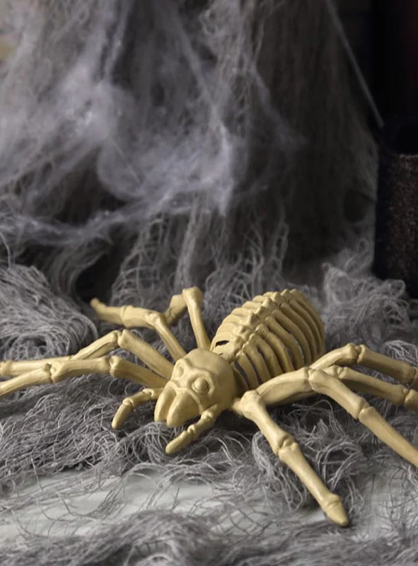 Skelett Spinne 24cm Halloween Deko