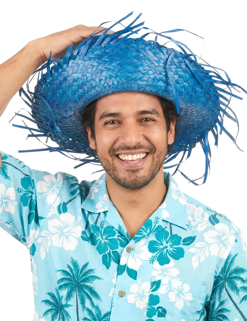 Blauer Hawaii Hut für Erwachsene